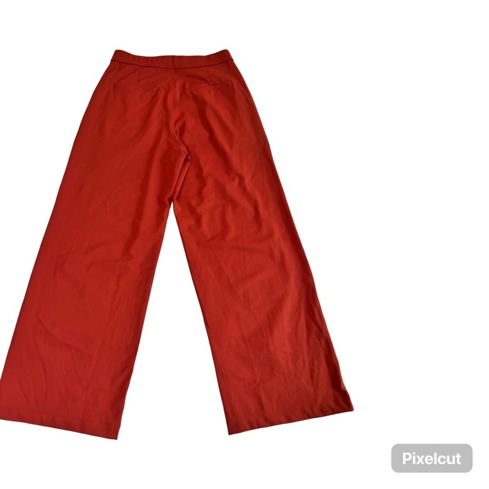 NWT Halara Flex DayStretch High Waisted Pocket Work Flare Pants Cinnabar - Picture 6 of 7